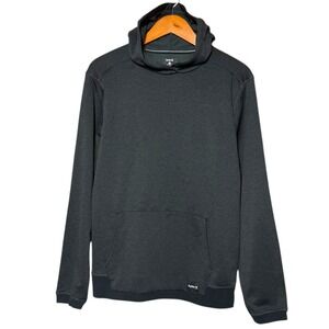 Hurley Fleece Hoodie Dark Gray‎ Sweatshirt Men Long Sleeve Classic Size Large